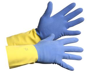 13" Neoprene Blue/Natural Rubber Yellow Large